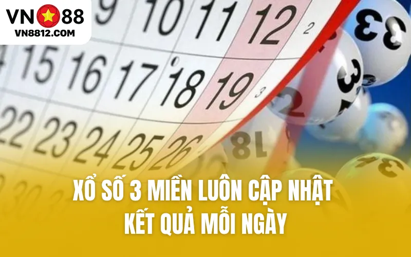 Xổ số 3 miền luôn cập nhật kết quả mỗi ngày