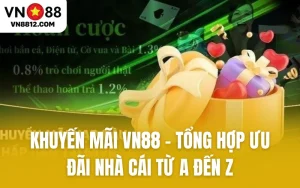 Khuyến Mãi VN88 – Tổng Hợp Ưu Đãi Nhà Cái Từ A Đến Z