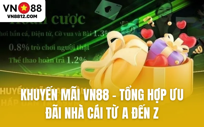 Khuyến Mãi VN88 – Tổng Hợp Ưu Đãi Nhà Cái Từ A Đến Z